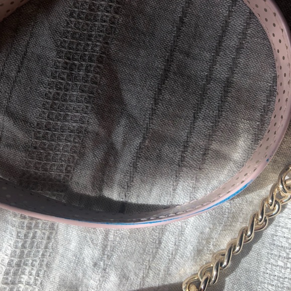 NWT Pale Pink and Gold Polka Dot Kate Spade Mini Envelope Purse - Picture 9 of 10